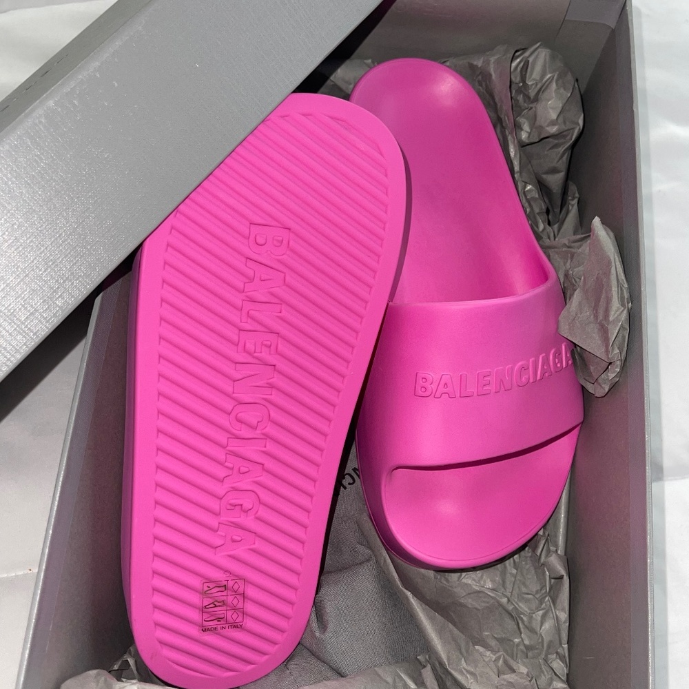 Brand New Balenciaga Platform Slides